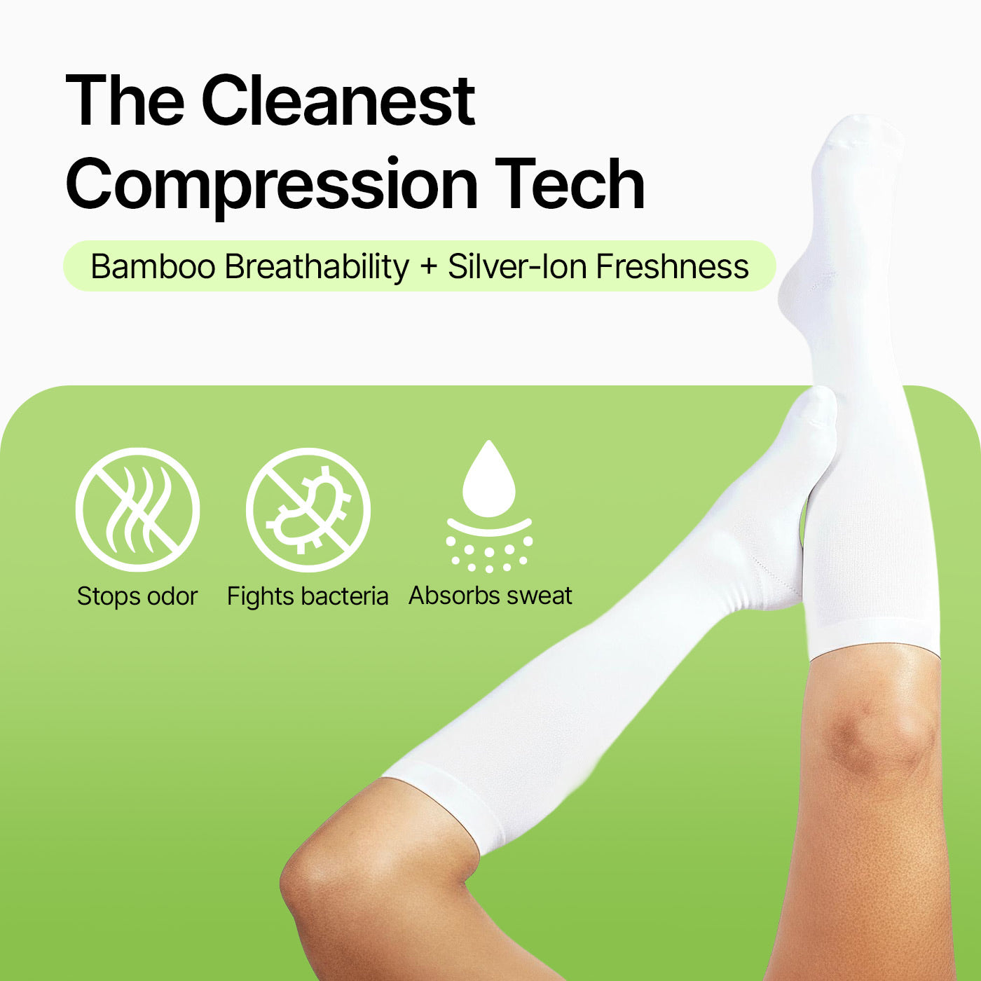 Voop ActiveGO – Bamboo Compression - All-Day Support for Long Hours (Unisex)